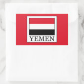 Jemen Rechthoekige Sticker (Tas)