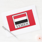Jemen Rechthoekige Sticker (Envelop)