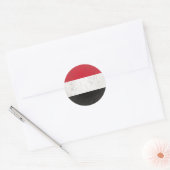Jemen Ronde Sticker (Envelop)