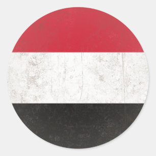 Jemen Ronde Sticker