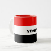 JEMEN Special Tourist Gift Classic  Tweekleurige Koffiemok (Voorkant links)