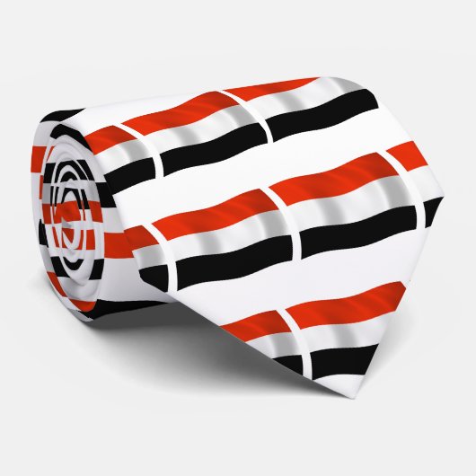 Jemen Stropdas Vlag (Opgerold)