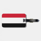 Jemen vlag bagagelabel (Achterkant horizontaal)