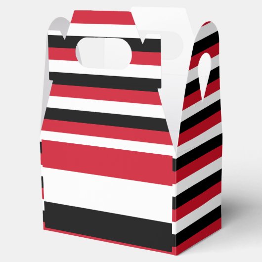 Jemen vlag bedankdoosjes (Geopend)