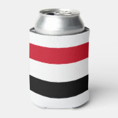 Jemen vlag blikjeskoeler (Blikje Voorkant)