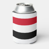 Jemen vlag blikjeskoeler (Blikje Achterkant)