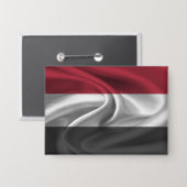 Jemen Vlag Button (Voorkant / Achterkant)
