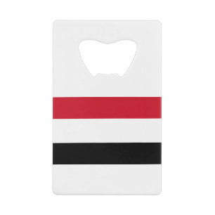 Jemen vlag creditkaart flessenopener