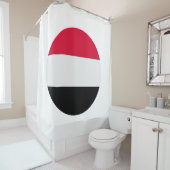 Jemen vlag douchegordijn (In situ)