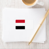 Jemen vlag etiket (Insitu)