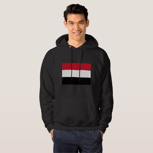 Jemen vlag hoodie (Voorkant volledig)