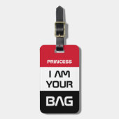 Jemen vlag & Jemenitische vlag, reizen/persoonlijk Bagagelabel (Voorkant verticaal)