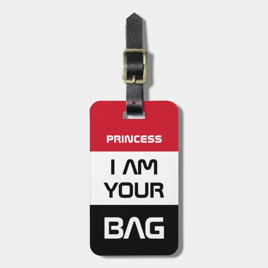 Jemen vlag & Jemenitische vlag, reizen/persoonlijk Bagagelabel (Voorkant verticaal)