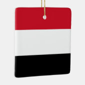 Jemen vlag keramisch ornament (Rechts)