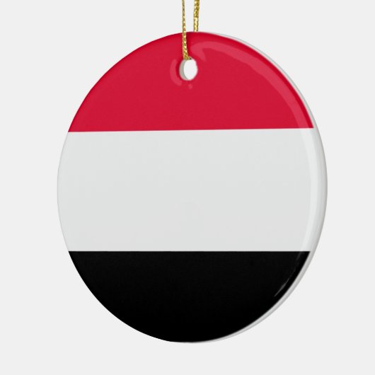 Jemen vlag keramisch ornament (Links)