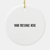 Jemen vlag keramisch ornament (Achterkant)