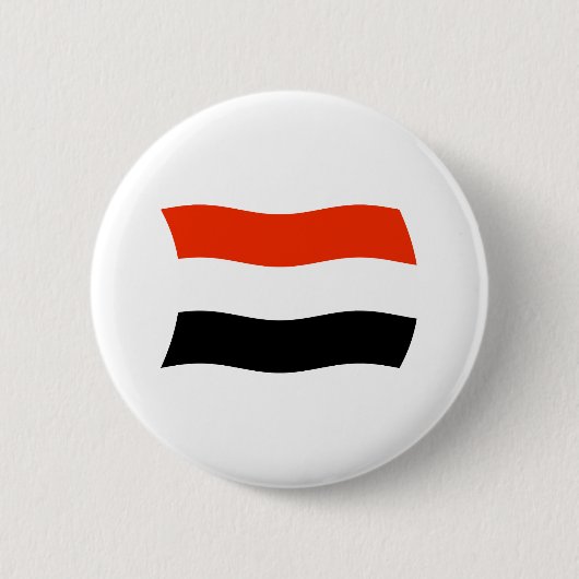 Jemen Vlag Knop Ronde Button 5,7 Cm (Voorkant)