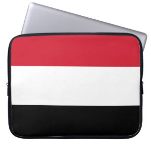Jemen vlag laptop sleeve