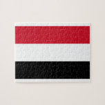 jemen vlag legpuzzel<br><div class="desc">Vlag van Jemen. De vlag van Jemen (Arabisch: ع: ا مل) werd aangenomen op 2 mei 1990, de dag waarop Noord-Jemen en Zuid-Jemen werden verenigd. De vlag is in wezen de vlag van de Arabische Bevrijdingsvlag van 1952, die werd ingevoerd na de Egyptische revolutie van 1952, waarbij het Arabisch nationalisme...</div>