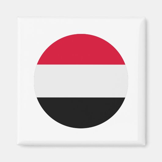 Jemen vlag magneet (Voorkant)