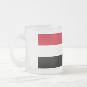 Jemen vlag matglas koffiemok