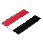 Jemen vlag notitieboek (Linkerzijde)