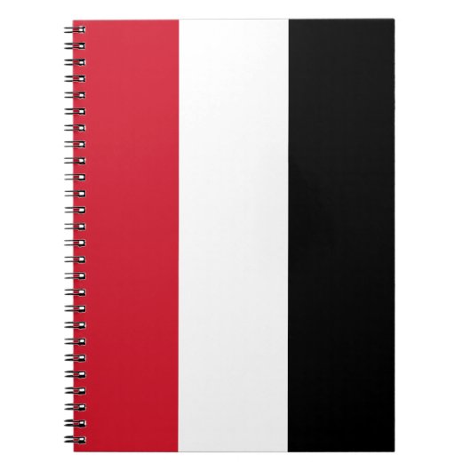 Jemen vlag notitieboek (Voorkant)