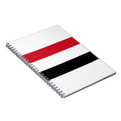 Jemen vlag notitieboek (Rechterzijde)