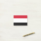 Jemen vlag post-it® notes (Op bureau)