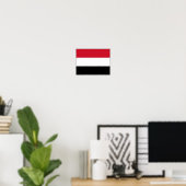 Jemen - Vlag - Poster (Thuiskantoor)