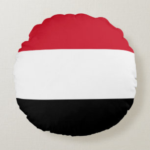 Jemen vlag rond kussen
