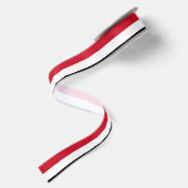 Jemen vlag satijnen lint (Achterkant)