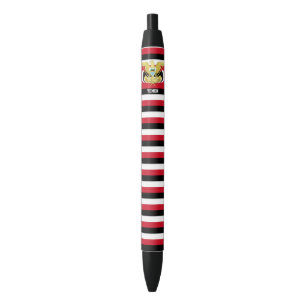 Jemen Vlag Schattige Patriottische Zwarte Inktpen Inkt Pen