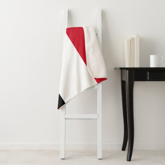 Jemen vlag sherpa deken (In situ)