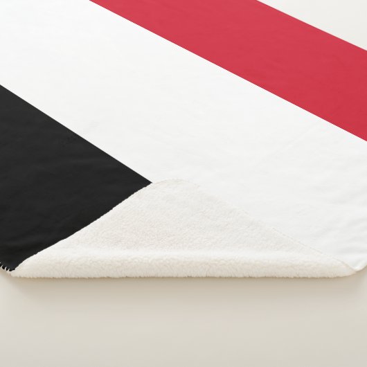 Jemen vlag sherpa deken (3/4)