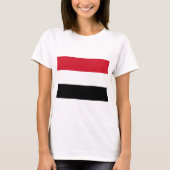 Jemen vlag t-shirt (Voorkant)