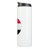 Jemen vlag thermosbeker (Geroteerd rechts)