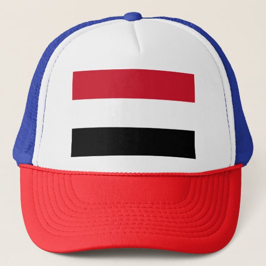 Jemen vlag trucker pet (Voorkant)