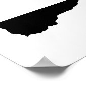 jemen vlaggenkaartsymbool poster (Hoek)