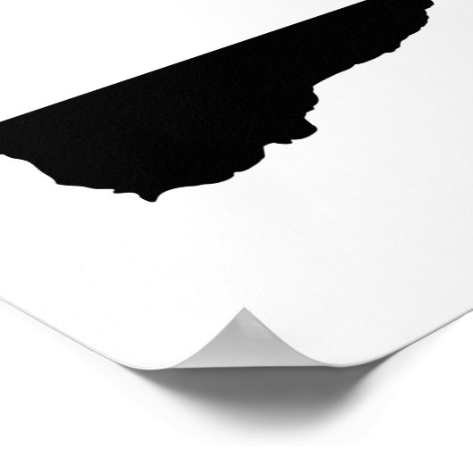 jemen vlaggenkaartsymbool poster (Hoek)