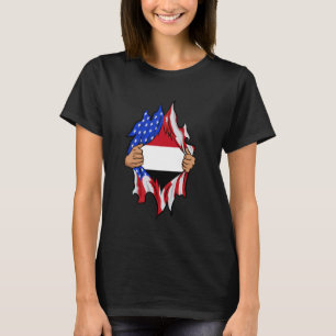 Jemenitisch bloed in mij trotse Jemenitische vlag T-shirt