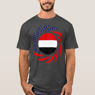 Jemenitische Amerikaanse multinationale patriotsvl T-shirt