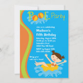 Jemenitische feestdag in CUTE Girl's Pool Kaart (Voorkant)