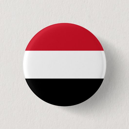 Jemenitische vlag, vlag van Jemen Ronde Button 3,2 Cm (Voorkant)
