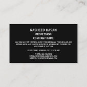 Jemenitische vlag, vlag van Jemen Visitekaartje (Achterkant)