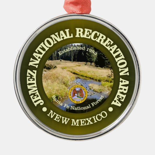 Jemez NRA Metalen Ornament (Voorkant)