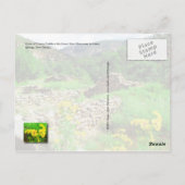 Jemez Pueblo Ruins, Staatsmonument van Jemez, NM Briefkaart (Achterkant)