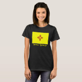 Jemez Springs New Mexico USA Flag Souvenir T-shirt (Voorkant volledig)