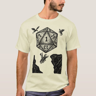 Jemig! Natuurlijke 1! Wijsheid Controle mislukt! T-shirt