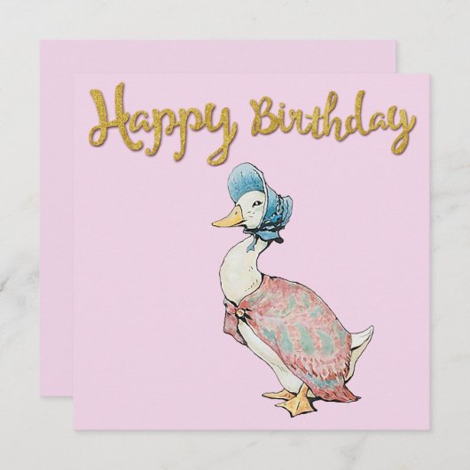 Jemima Puddle Duck (Voorkant / Achterkant)